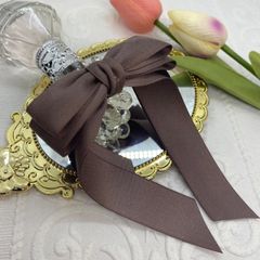 モカのシンプルなりぼん　ハンドメイド
