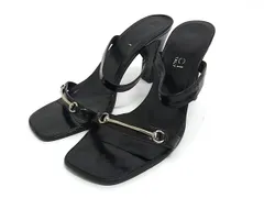 GUCCI グッチ ホースビット レザー  ヒール ミュール 表記サイズ 35 (約22cm) 靴 シューズ レディース ブラック系 DK2625