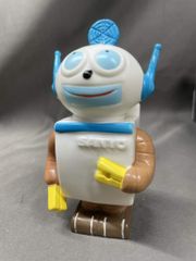 希少 昭和 レトロレア サンヨー電機 洗濯機型ロボット 貯金箱