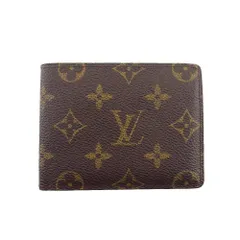 【最大30％OFF★ウィンターセール】ルイ・ヴィトン LOUIS VUITTON 札入れ モノグラム ポルトビエ9カルトクレディ ブラウン ベージュ レディース 中古