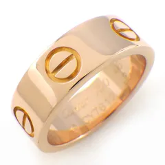 Cartier　ラブリング＃6号 Cartier カルティエ ミニ ラブリング 6号 イエローゴールド 箱付