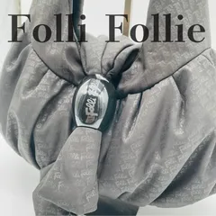 フォリフォリ Folli Follie ハンドバッグ ブラック もこもこ 美品【8】