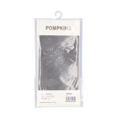 ☆ クロ ☆ L(130-140cm) ☆ POMPKINS キッズ網タイツ ポプキンズ POMPKINS タイツ キッズ 網タイツ キッズタイツ 子供用 結婚式 発表会 入学式 小学生 卒園式 入園式 子ども こども 女の子 女児 かわいい おしゃれ