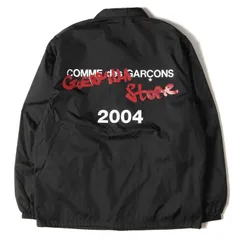 COMME des GARCONS コムデギャルソン ジャケット GUERRILLA STORE 限定 バック ロゴ プリント ナイロン コーチジャケット 21SS ブラック M 着回し ブランドのサムネイル
