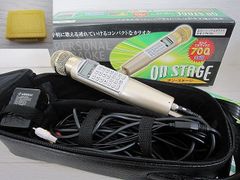ON STAGE オンステージ 家庭用 パーソナルカラオケ Z-PK700 追加曲チップD付 動作確認【中古】MO2047HOR【Shops 匿名配送】