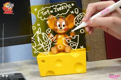 【新品/正規代理店】トムとジェリー フィギュア ジェリーのメッセージボード グッズ トムジェリ デスク 小物 インテリア Tom and Jerry figure