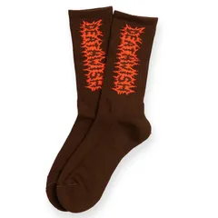 DEATHWISH デスウィッシュ STOMP SOCKS (BROWN) ソックス 靴下【スケートボード/スケボー/SKATEBOARD】のサムネイル