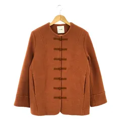 CLANE / クラネ | NO COLLAR CHINA COAT チャイナコート | 2 | オレンジ | レディース