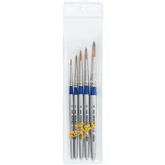 新品 ホルベイン 水彩画筆 ミニ リセーブル 31R 5本セット 203333