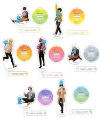 【中古】置物・装飾品 全7種セット スタンド付きアクリルフォトスティック 「ブルーロック×ぼのぼの」