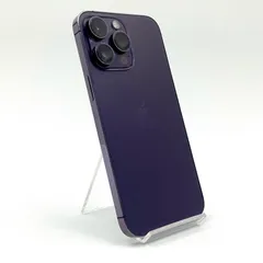 【全額返金保証】【最速発送】Apple iPhone 14 Pro Max 256GB ディープパープル au SIMフリー 美品 動作確認済 84%