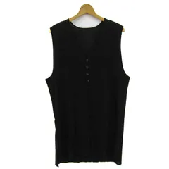 レリアン ベスト ジャケット アウター ジレ イタリア製糸使用 日本製 大きいサイズ レディース 13+サイズ ブラック Leilian 【中古】