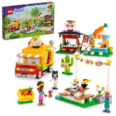 レゴ(LEGO) フレンズ フードトラックマーケット 41701 おもちゃ ブロック プレゼント ごっこ遊び お人形 ドール 女の子 6歳以上