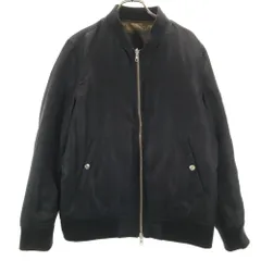 ナノユニバース リバーシブル ブルゾン M ブラック nano universe MA-1 メンズ