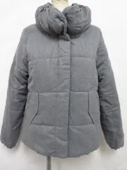 【送料無料】【美品】アースミュージック＆エコロジー かわいい 中綿ジャケット コート グレー Mサイズ ■管理番号L16369AWS18-171017-10-3（2）8/08（1350）