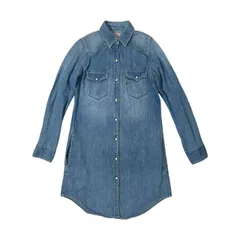 BLUE BLUE ブルーブルー ハリウッドランチマーケット 長袖 ウエスタン シャツ ワンピース 1/レディース/日本製/ハリラン