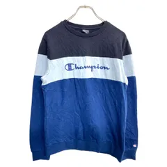 Champion スウェット トレーナー 2XLサイズ チャンピオン ジュニアサイズ ネイビー ブルー 古着卸 アメリカ仕入 t2410-3087