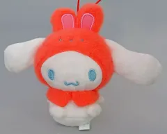 【中古】キーホルダー シナモロール(A/レッド) カラフルうさみみケープマスコット 「シナモロール」