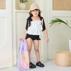 Lycee mine　柄アソートティアードセパレート水着