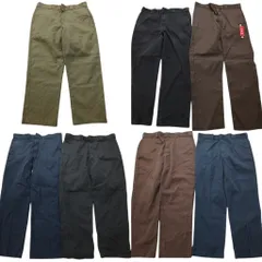 古着卸 まとめ売り ディッキーズ Dickies 874 ワーク パンツ 7枚セット (メンズ 36 /38 ) ブラウン デッドストック 中古 古着 NB6359