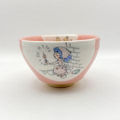 小茶碗 マッチ売りの少女　加藤忠泉　紙箱入　茶道具　茶盌　茶器　伝統工芸品
