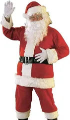ROZZERMAN サンタクロース 衣装 コスチューム 厚手 コスプレ セット 選べる 子 供 が大喜び間違いなし 大人用 V13 厚手５点セット( レッド)