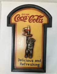 コカコーラ木製看板アメリカンジャンクヴィンテージ中古