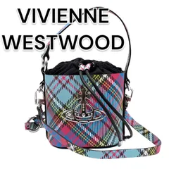 【新品未使用】ヴィヴィアンウエストウッド【日本正規品】バッグ　マルチチェック柄