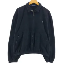 古着 90年代 ラルフローレン Ralph Lauren POLO by Ralph Lauren スイングトップタイプ フリースジャケット USA製 メンズL相当/evb010022