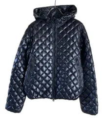 美品　デュベティカ アダラ ダウンジャケット　サイズ44 黒色 ADALAIADUE gray fur-finracoon / アダラライアドゥエ （NERO
