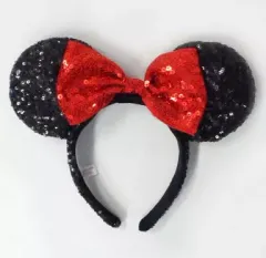 【中古】アクセサリー(非金属)(キャラクター) ミニー(スパンコール) カチューシャ 「ディズニー」 東京ディズニーリゾート限定