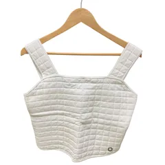 CHANEL シャネル　タンクトップ リブ ニット ボーダー ITALY 36 CHANEL シャネル タンクトップ リブ ニット ボーダー ITALY 36