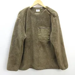 G■ユニクロ/UNIQLO×Engineered Garments エンジニアードガーメンツ フリースプルオーバー 341-423111【XL】茶/men's/18【中古】■