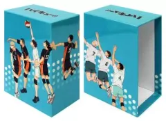 【中古】生活雑貨(キャラクター) 集合(背景ブルー) 描き下ろし5～9巻収納BOX 「Blu-ray/DVD ハイキュー!!」 第5巻～第9巻 アニメイト連動購入特典