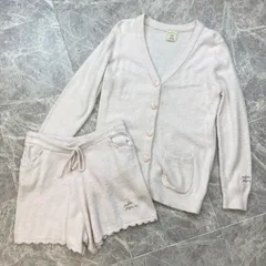 ♡セットアップ♡ gelato pique ジェラートピケ スムーズィーハートボタンカーディガン スムーズィースカラップショートパンツ ピンク PAWNSHOPRiZ  パウンショップリズ