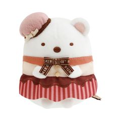 산엑스(San-X) 스미코구라시 “카페 스미코로 초콜릿 페어” 모아 봉제인형 시로쿠마 MO97301 H110×W100×D90mm [매워 시로쿠마]