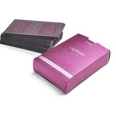 SLOWER PLAYING CARD メタリック トランプ カード ゲーム　ピンク