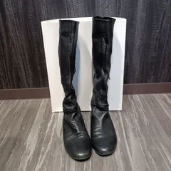 【K-1033】(ROSE BUD)34853 SHEEP SECRED HEEL LONG BOOTS シープ ヒール ロング ブーツ サイズ38 24cm