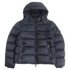 美品□MooRER/ムーレー AQUA 無地 BRETT-SH フーデッド WZIP ダウンジャケット/パフィージャケット ネイビー 46 イタリア製 正規品 メンズのサムネイル