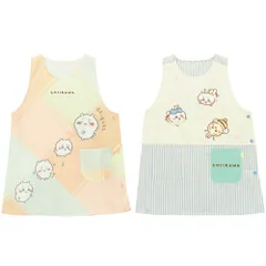 ちいかわ エプロン M～Lサイズ タバード サイドボタン キャラクター ポリエステル 綿 大人用 保育園 幼稚園 保育士 介護士 ハチワレ うさぎ