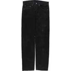 古着 リーバイス Levi's 505 ブラックデニム テーパードデニムパンツ メンズw33相当/eaa580241
