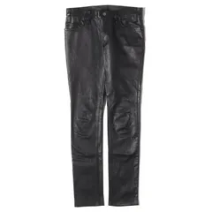 【美品】5351POUR LES HOMMES 5351プールオム パンツ ブラック 黒 サイズ:2 | ラムスキンレザー 5ポケットパンツ | ボトムス ズボン【メンズ】【中古】のサムネイル