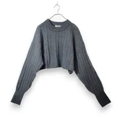 【送料無料】AZUL BY MOUSSY/アズールバイマウジー ニット/セーター 無地  表記サイズ：F レディース 秋冬【古着】【used】【中古】FA0055/160925