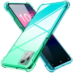 【在庫セール】クリア 薄型 ケース グラデーション色 ケース ケース 軽量 tpu 耐衝撃 Pro スマホケース 透明 11T 米軍MIL規格取得 おしゃれ Xiaomi 黄変防止防塵一体型 人気 Xiaomi シャオミ 11t/11t T pro 携帯カバーのサムネイル