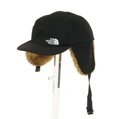 【美品】THE NORTH FACE ノースフェイス キャップ サイズ:L / フェイクファー イヤーフラップ付き バッドランド キャップ (Badland Cap) / ブラック 黒 / 帽子【メンズ】【中古】