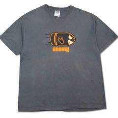 0117 00ｓ　XL　グレー　スーパーマリオ　キラー　ENEMY　ニンテンドー　任天堂　ゲームT　ビンテージ