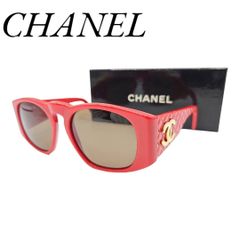 【激レア】CHANEL シャネル ヴィンテージ マトラッセ サングラス 0003 40 レッド 赤