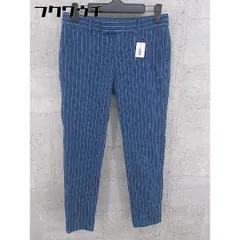 ◇ MACPHEE マカフィー TOMORROWLAND ストライプ パンツ サイズ36 ネイビー ホワイト レディース 【中古】 【1002802509940】