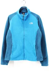 Used Womens 00s The North Face FLASH DRY Blue Fleece Jacket Size L 古着