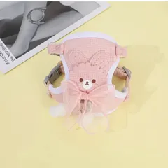 Sサイズ⭐︎犬・猫・兼用⭐︎うさぎデザインハーネス&リード⭐︎(15)